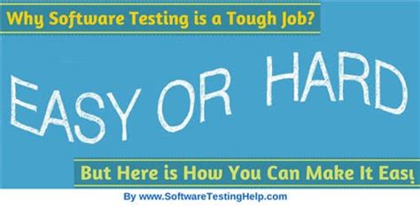 why software testing is hard|testing job difficulty.